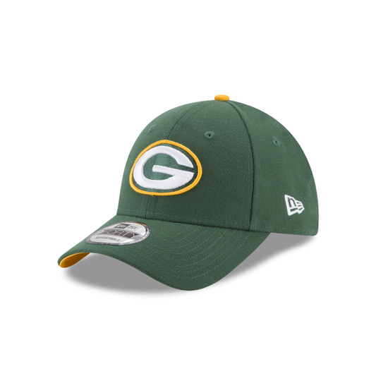 Youth Green Bay Packers Green The League 9FORTY Adjustable Game Cap
