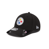 Men's Pittsburgh Steelers New Era Black Team Classic 39THIRTY Flex Hat - Pro Jersey Sports