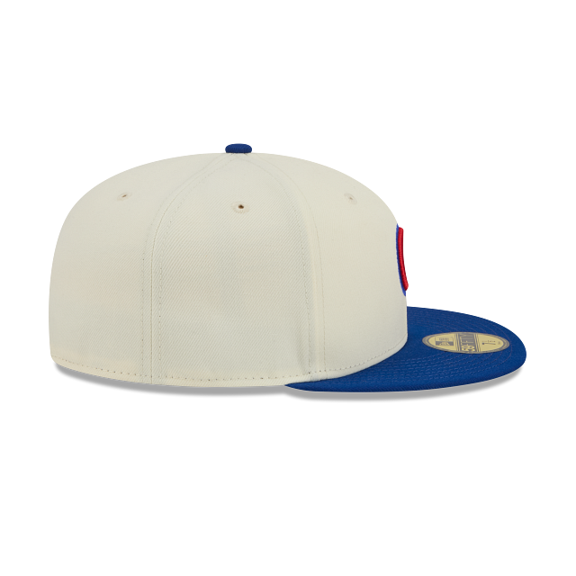 Chicago Cubs New Era Chrome/Royal 2 Tone 59FIFTY Color Basic Fitted Hat