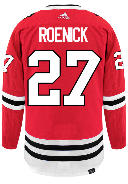 Men's Jeremy Roenick Chicago Blackhawks adidas Red Home Primegreen Authentic Pro Jersey