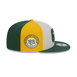 Men's Green Bay Packers Historic Team Color NFL 9FIFTY Snapback Adjustable Hat - Pro Jersey Sports