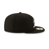 Chicago Bears New Era Black and White Basic 9FIFTY Adjustable Hat - Pro Jersey Sports