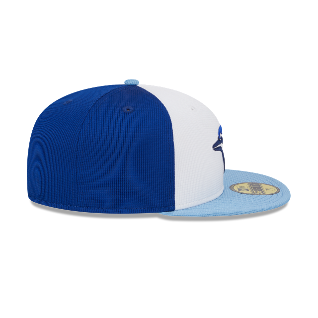 Toronto Blue Jays New Era White/Blue 2024 Spring Training 59FIFTY Fitted Hat