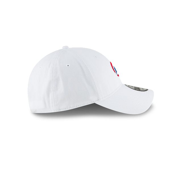 Men's Chicago Cubs New Era White Alternate Logo Core Classic 9TWENTY Adjustable Hat