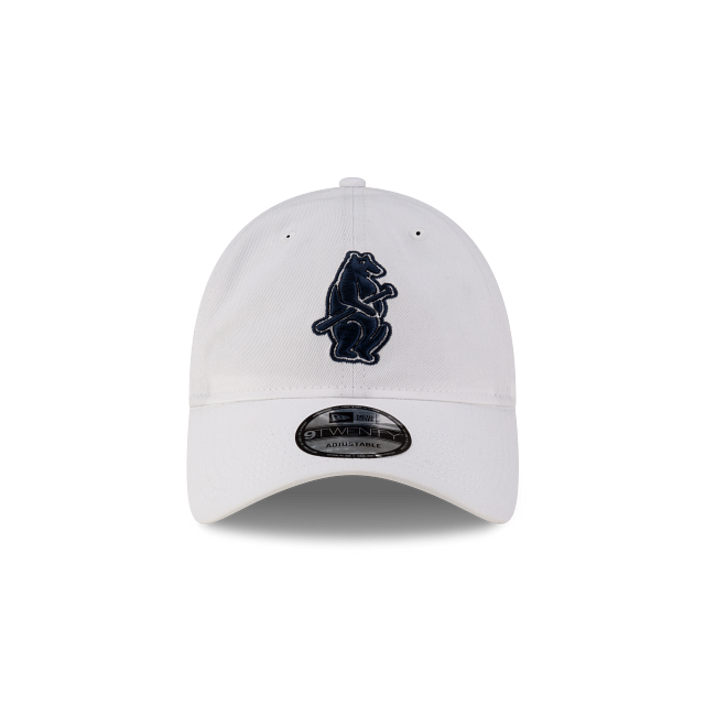 Men's Chicago Cubs New Era White 1914 Core Classic 9TWENTY Adjustable Hat