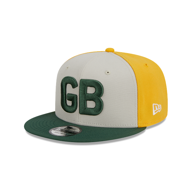 Men's Green Bay Packers Historic Team Color NFL 9FIFTY Snapback Adjustable Hat - Pro Jersey Sports