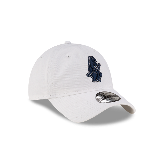 Men's Chicago Cubs New Era White 1914 Core Classic 9TWENTY Adjustable Hat