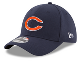 Men's Chicago Bears New Era Navy Team Classic 39THIRTY Flex Hat - Pro Jersey Sports