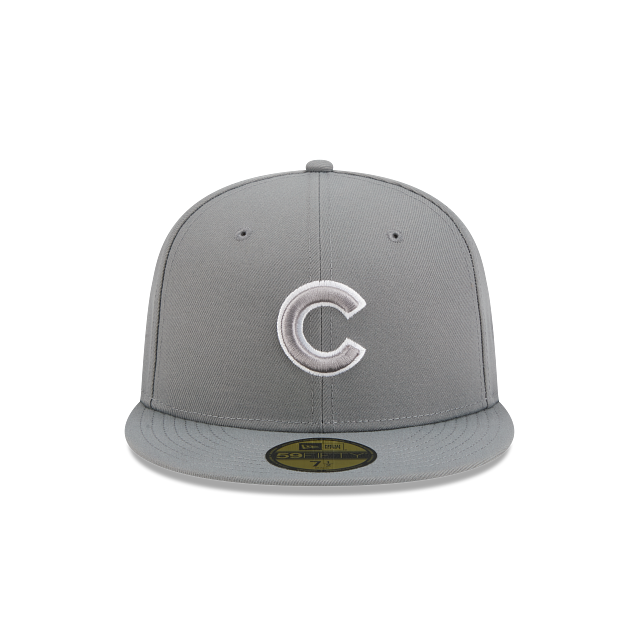 Chicago Cubs New Era Gray 59FIFTY Color Basic Fitted Hat