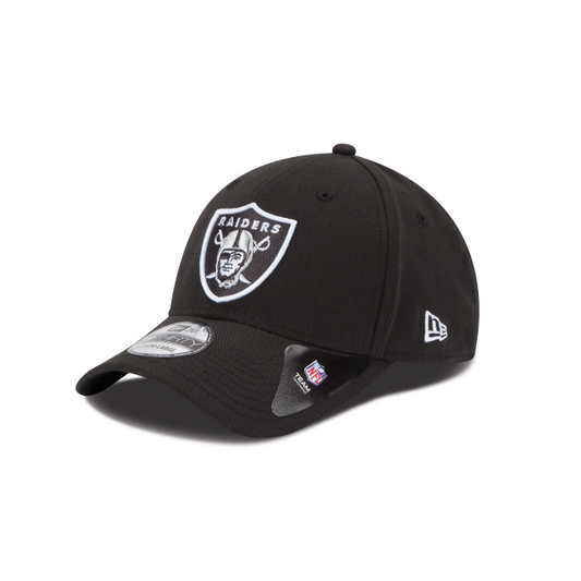 Men's Las Vegas Raiders New Era Black Team Classic 39THIRTY Flex Hat