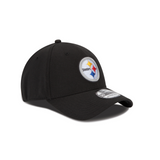 Men's Pittsburgh Steelers New Era Black Team Classic 39THIRTY Flex Hat - Pro Jersey Sports