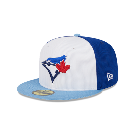Toronto Blue Jays New Era White/Blue 2024 Spring Training 59FIFTY Fitted Hat