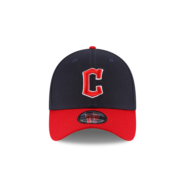 Cleveland Guardians Men’s New Era Navy MLB Team Classic Home 39Thirty Flex Fit Hat