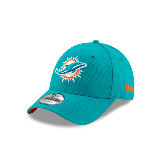 Miami Dolphins Aqua The League 9FORTY Adjustable Game Hat