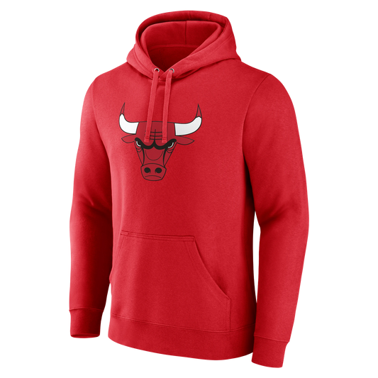 Men's Chicago Bulls Fanatics Red Primary Logo Hoodie