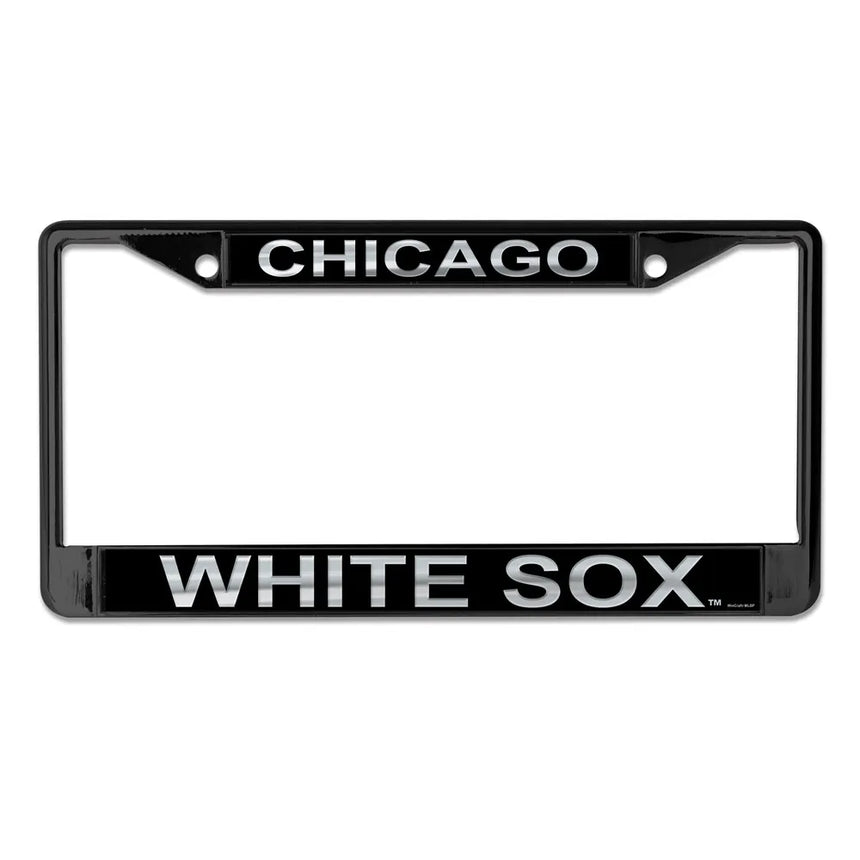 MLB Chicago White Sox Printed Black License Plate Frame - Pro Jersey Sports