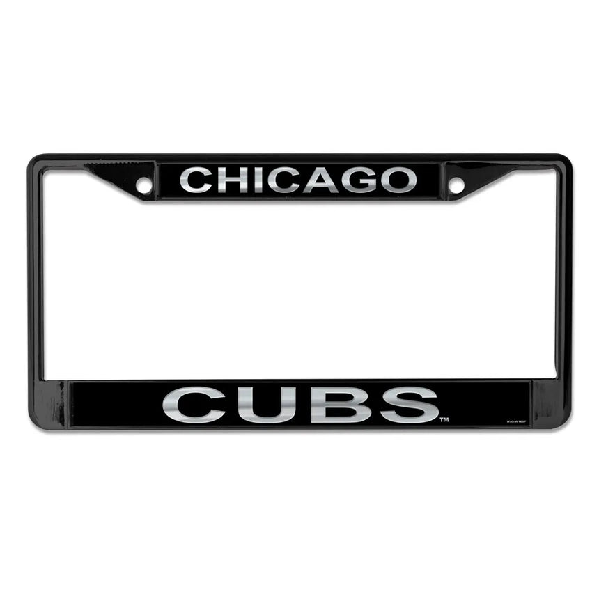 MLB Chicago Cubs Printed Black License Plate Frame - Pro Jersey Sports