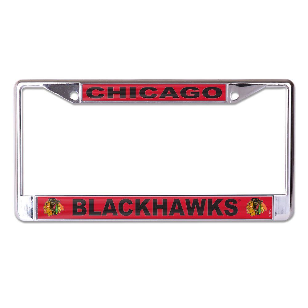 Chicago Blackhawks Wincraft Chrome License Plate Frame