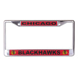 Chicago Blackhawks Wincraft Chrome License Plate Frame - Pro Jersey Sports