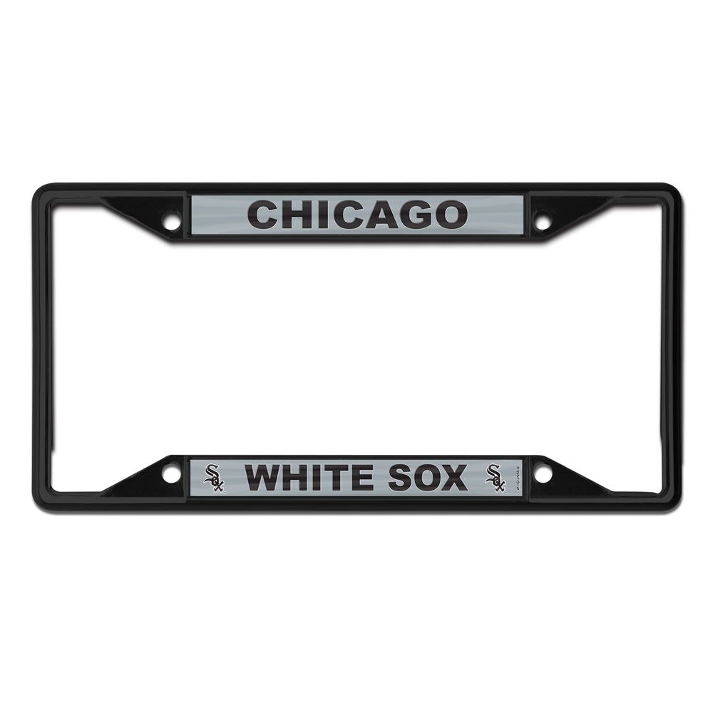 MLB Chicago White Sox Black License Plate Frame