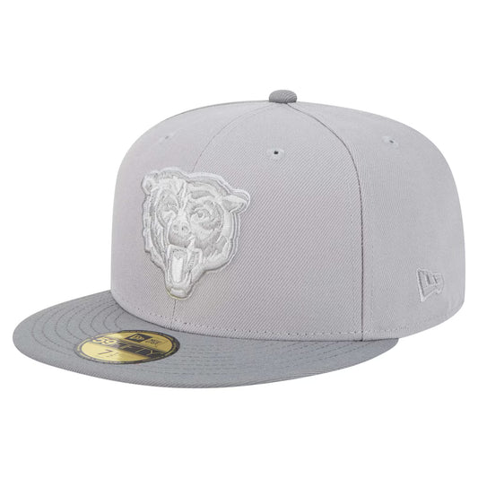 Chicago Bears New Era Gray/Graphite Iron Cloud 59FIFTY Fitted Hat