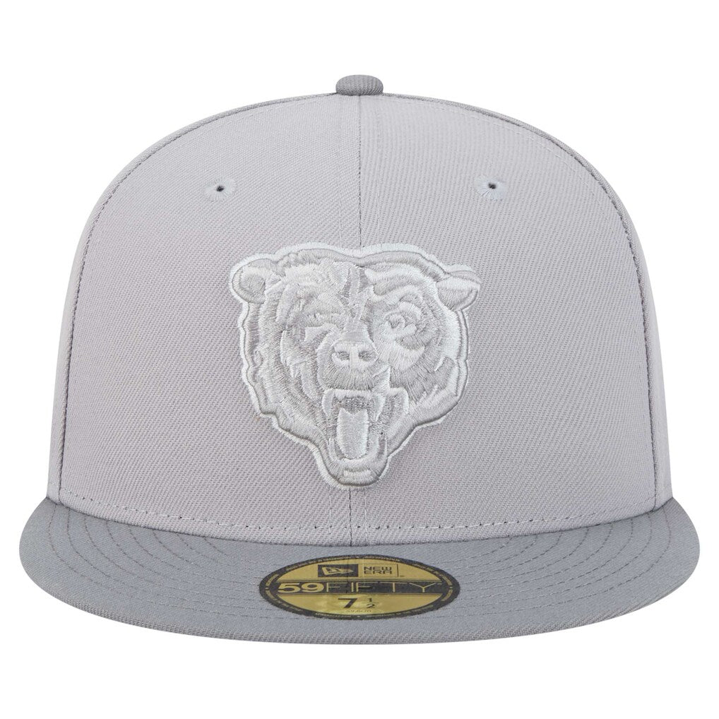 Chicago Bears New Era Gray/Graphite Iron Cloud 59FIFTY Fitted Hat