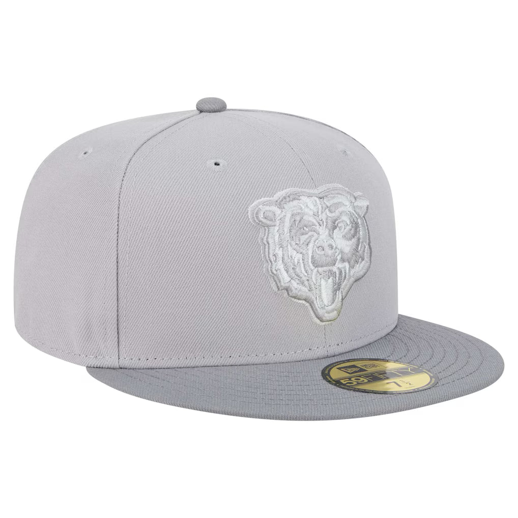 Chicago Bears New Era Gray/Graphite Iron Cloud 59FIFTY Fitted Hat