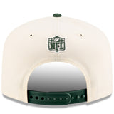Men's Green Bay Packers New Era 2025 NFL Draft Chrome A-Frame 9FIFTY Snapback Adjustable Hat - Pro Jersey Sports