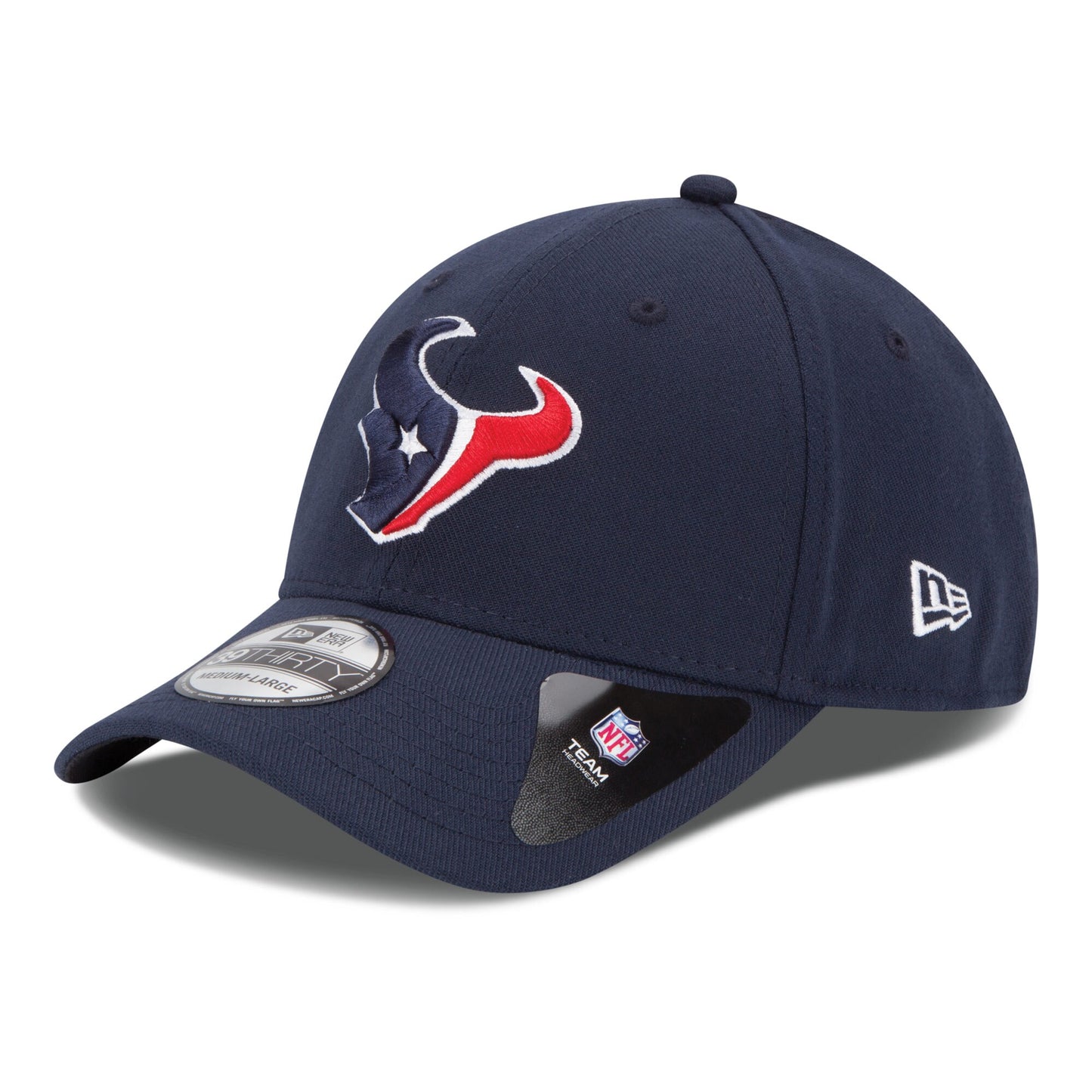 Houston Texans New Era Navy 39THIRTY Team Classic Flex Hat