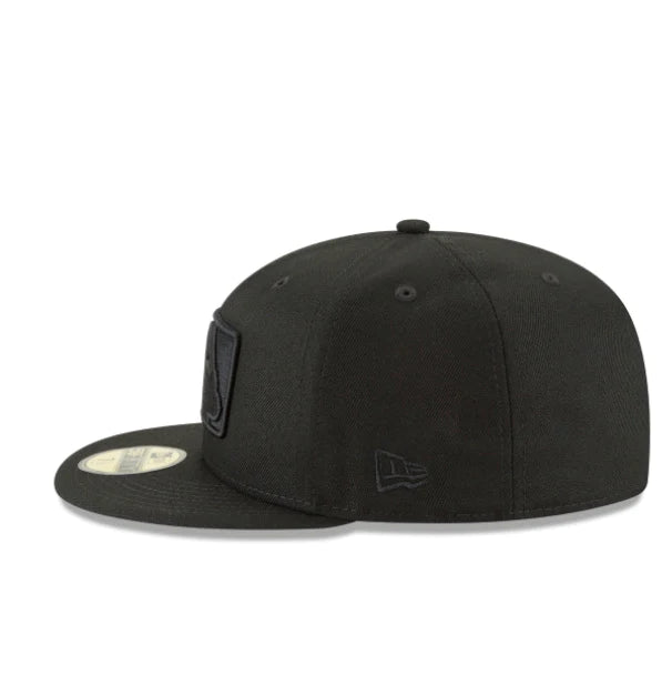 Men's MLB Batterman New Era Black Tonal 59FIFTY Fitted Hat