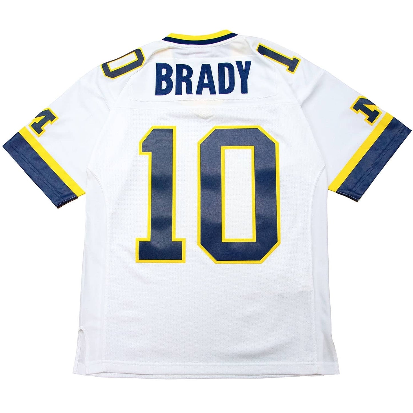 Youth Tom Brady #10 Michigan Wolverines 1999  White Mitchell & Ness Legacy NCAA Jersey