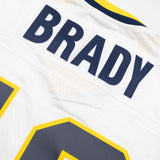 Youth Tom Brady #10 Michigan Wolverines 1999  White Mitchell & Ness Legacy NCAA Jersey - Pro Jersey Sports