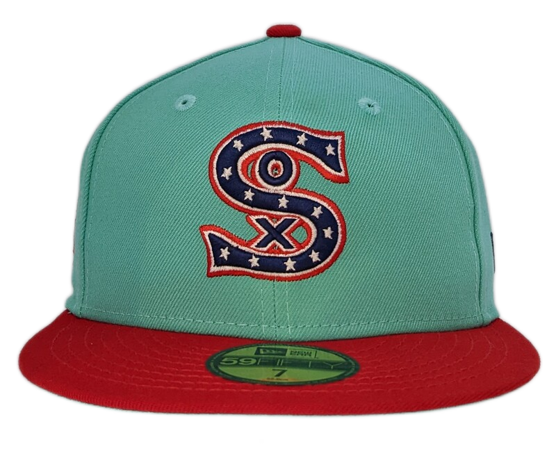 Chicago White Sox 1917 Navy Pier New Era 2 Tone Mint/Red 59FIFTY Fitted Hat
