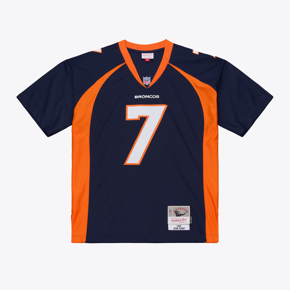 Men's Mitchell & Ness John Elway Navy Denver Broncos Legacy Replica Jersey