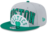 Men's Boston Celtics New Era Gray/Kelly Green Tip-Off Two-Tone 9FIFTY Snapback Hat - Pro Jersey Sports