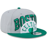 Men's Boston Celtics New Era Gray/Kelly Green Tip-Off Two-Tone 9FIFTY Snapback Hat - Pro Jersey Sports