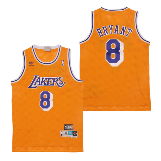 Men's Kobe Bryant Los Angeles Lakers adidas Hardwood Classics Gold 1996-97 Swingman Jersey