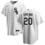 NIKE Men's Jon Garland Chicago White Sox Home Replica Jersey With Premium Lettering - Pro Jersey Sports