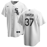 NIKE Men's Bobby Thigpen Chicago White Sox Home Replica Jersey With Premium Lettering - Pro Jersey Sports