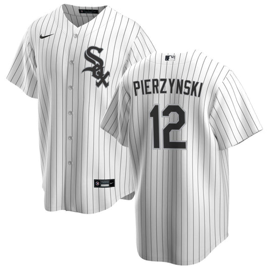 A.J. Pierzynski Chicago White Sox NIKE Replica Men's Home Jersey With Premium Lettering