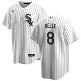 NIKE Men's Albert Belle Chicago White Sox Home Replica Jersey With Premium Lettering - Pro Jersey Sports