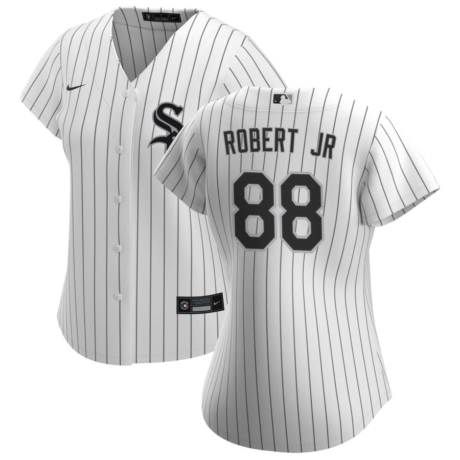 NIKE Women's Luis Robert Jr. Chicago White Sox White Home Premium Stitch Replica Jersey