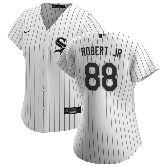 NIKE Women's Luis Robert Jr. Chicago White Sox White Home Premium Stitch Replica Jersey