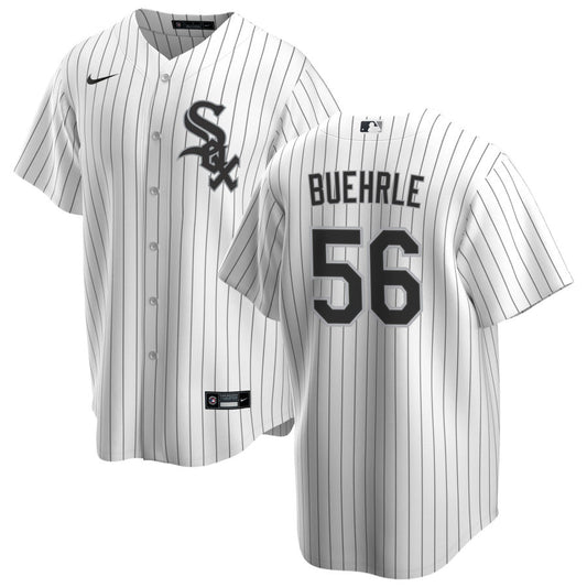 Mark Buehrle Chicago White Sox NIKE Replica Men's Home Jersey With Premium Lettering