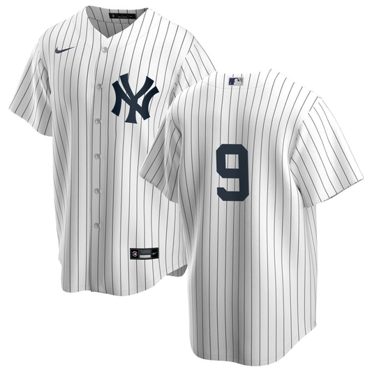 Men's Nike Craig Nettles #9 White New York Yankees Home Official Replica Player Jersey