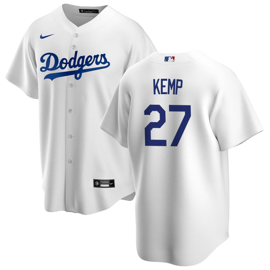 Men's Matt Kemp Los Angeles Dodgers Nike White Home Replica Team Jersey