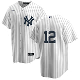 Men's Nike Wade Boggs #12 White New York Yankees Home Official Replica Player Jersey - Pro Jersey Sports