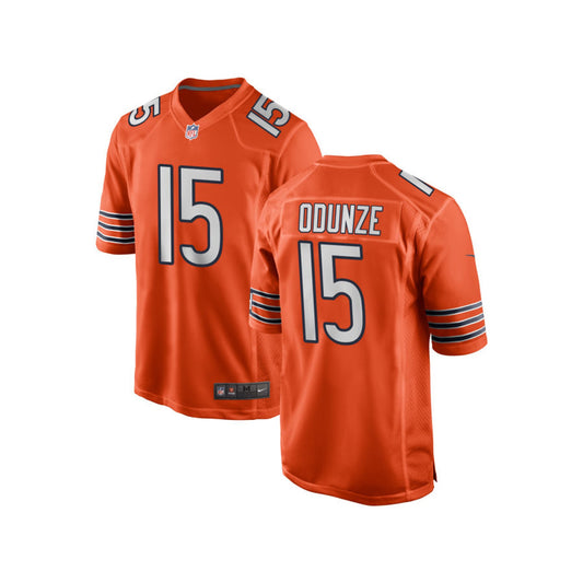 Youth Rome Odunze Chicago Bears Nike Orange Alternate Replica Game Jersey