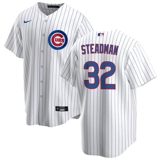 NIKE Men's Chet "Rocket" Steadman Chicago Cubs White Home Premium Twill Replica Jersey