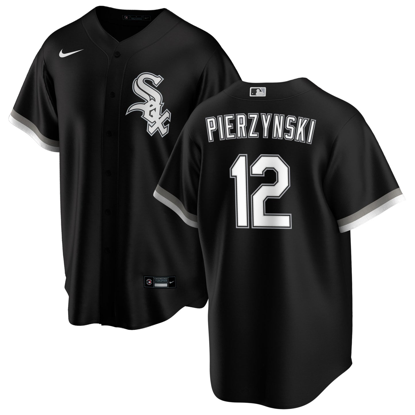 Men's A.J. Pierzynski Chicago White Sox NIKE Replica Alternate Black Jersey